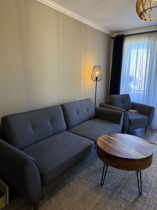 Canapea extensibila + fotoliu Candy Kalenda