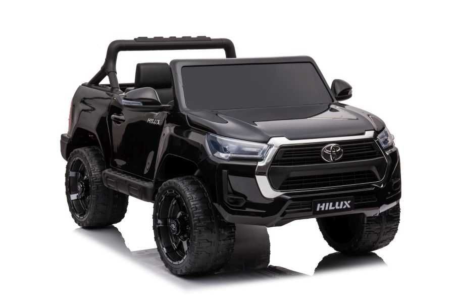 Masinuta electrica pentru 2 copii 4x4 Toyota Hilux 12V 14Ah, Black