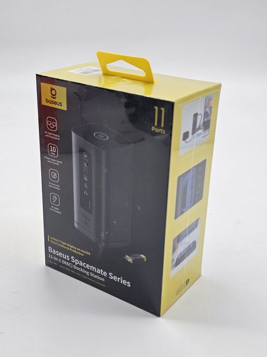 Statie de andocare 11 in 1, extindere la 3 monitoare, cu buton blocare