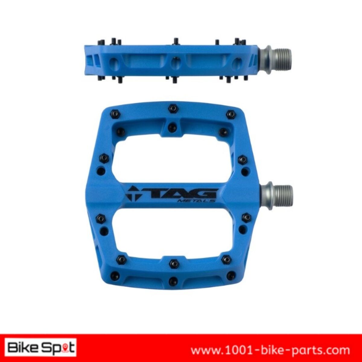 Tag Metals T3 Nylon Blue Flat Pedals Качествени Платформи Педали