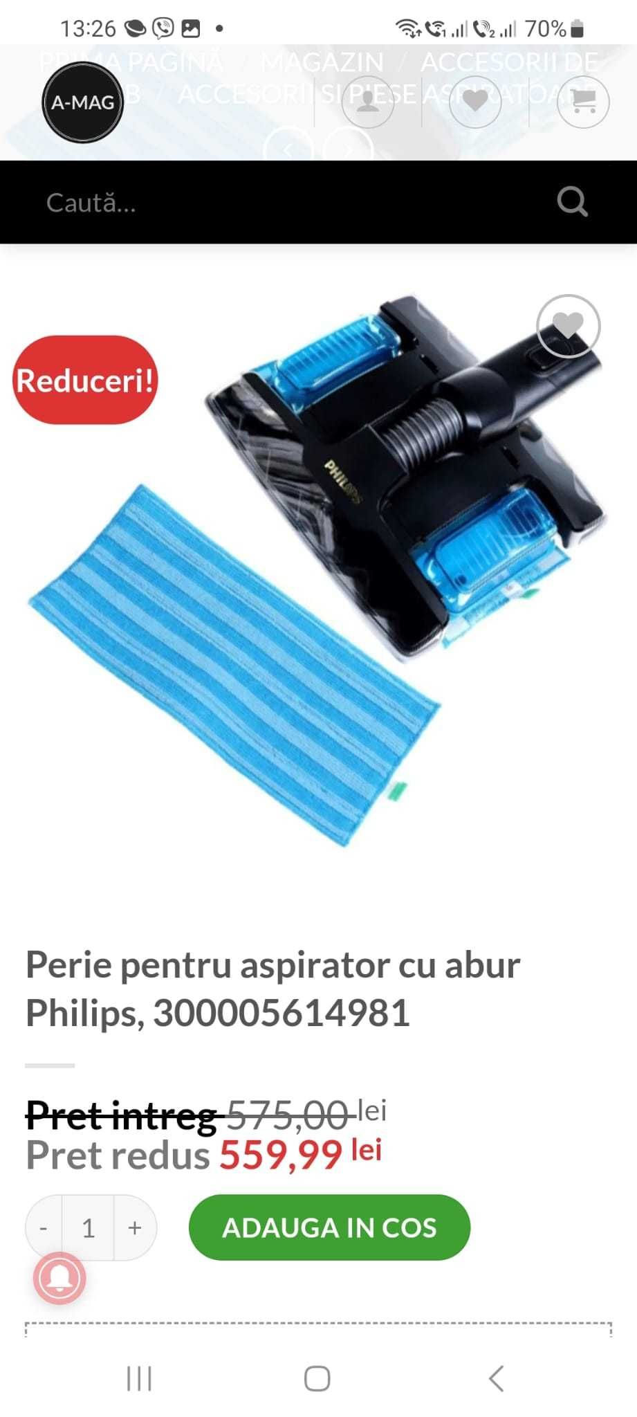Perie aspirator Philips SpeedPro Max & Aqua Plus