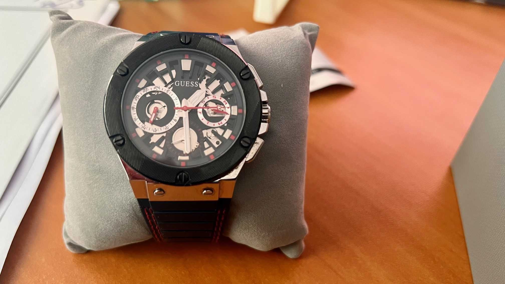 Мъжки часовник Скелетон 44 мм Guess GW0487G1