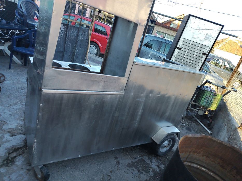 Мобилна скара  от неръждавейка