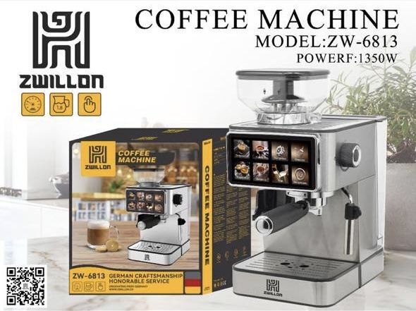 Кофеварка Кофемашина Домашняя Офисная Кофемолка Кофе Аппарат