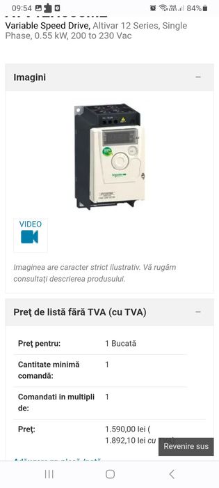 Variator de viteza+ arzător peleti YN