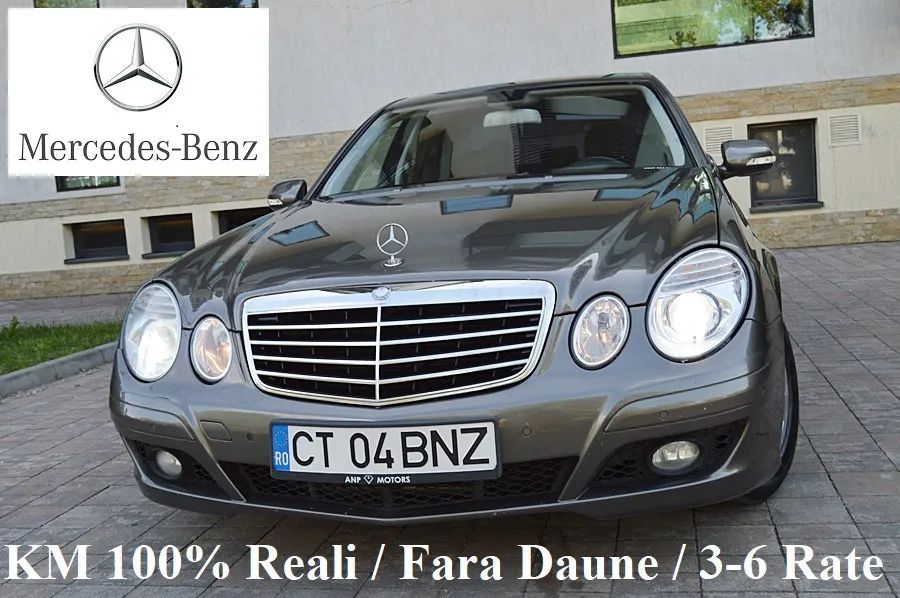 Mercedes-Benz E KM 100% Reali / Fara Daune / Rate 3-6 Luni