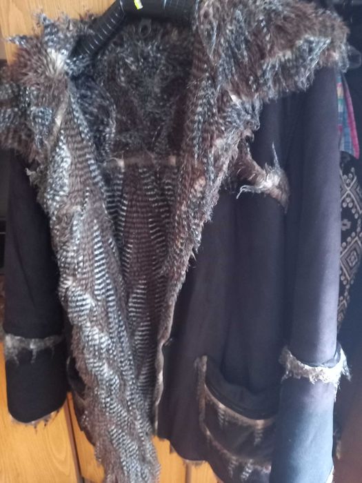 Дамско кожено палто