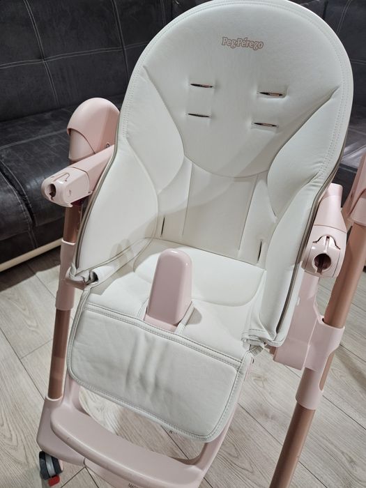 Peg Perego Prima Pappa Follow Me - Розово и бяло