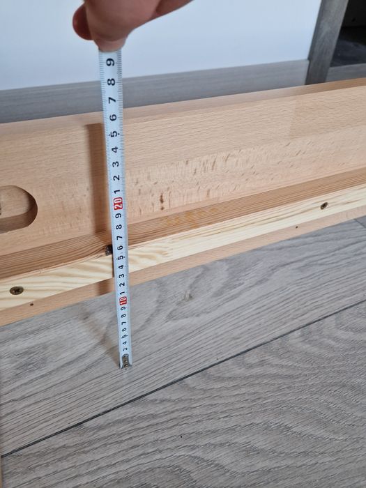 Pat integral lemn masiv fag 180x200x57