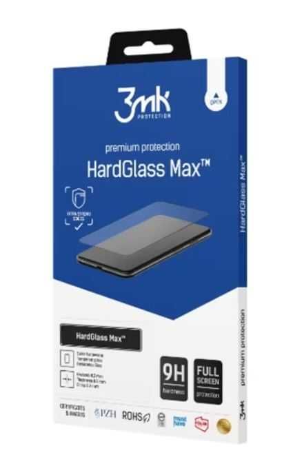 Folie de sticla 3MK Hardglass Max pentru iPhone 12 Pro Max Negru