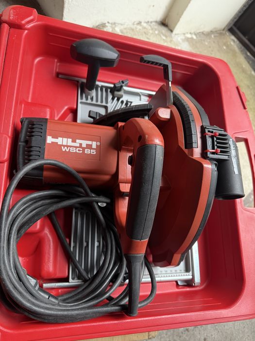 Hilti WSC 85 circular profesional, stare ca nou, cutie și disc incluse