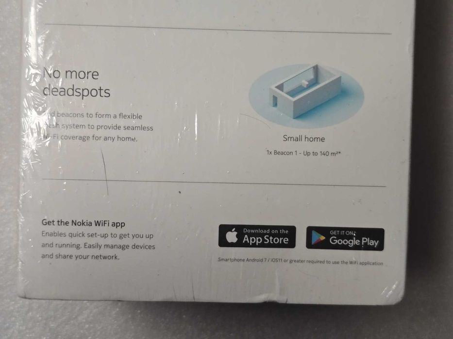 Mesh Nokia WiFi Beacon 1 Router System HA-020W-B AC1200 Single Unit