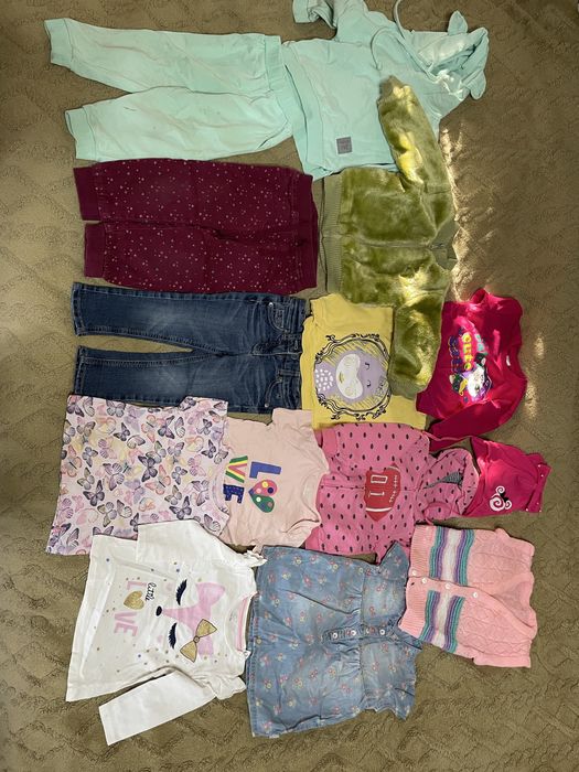 Пакет осенних, весенних вещей 86 размер для девочки