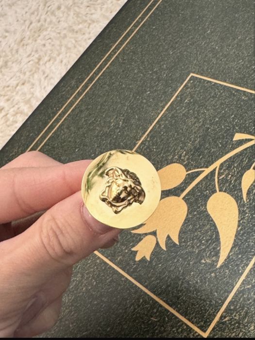 Inel placat reglabil Versace