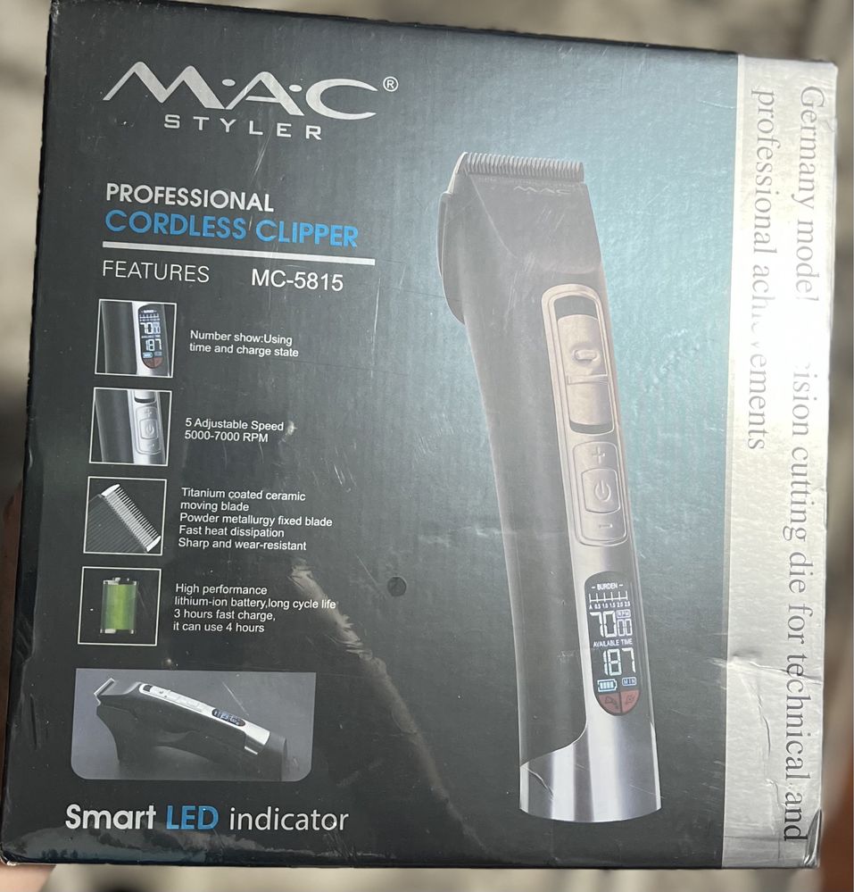 Машинка для стрижки Mac Styler новая