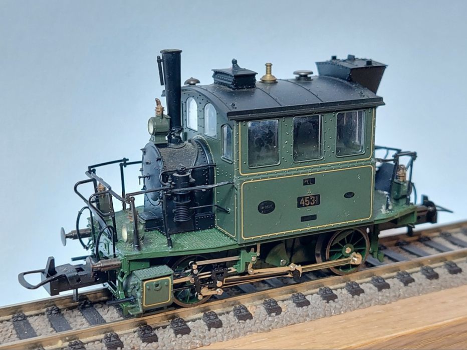 Trix K.Bay, PTL 2, Glaskasten, locomotiva cu aburi ep 1, vagoane