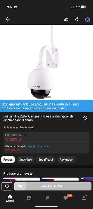 Camera Wifi Foscam profesionala