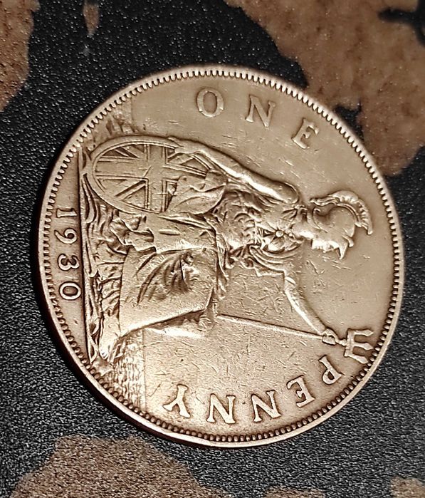 Монети Великобритания 1 пени - 5 бр.› Крал Джордж V  [1927-1936]