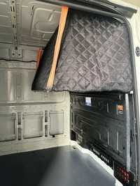 Pat  de dormit vw crafter +2017  +tabla de jos +saltea + perdelute