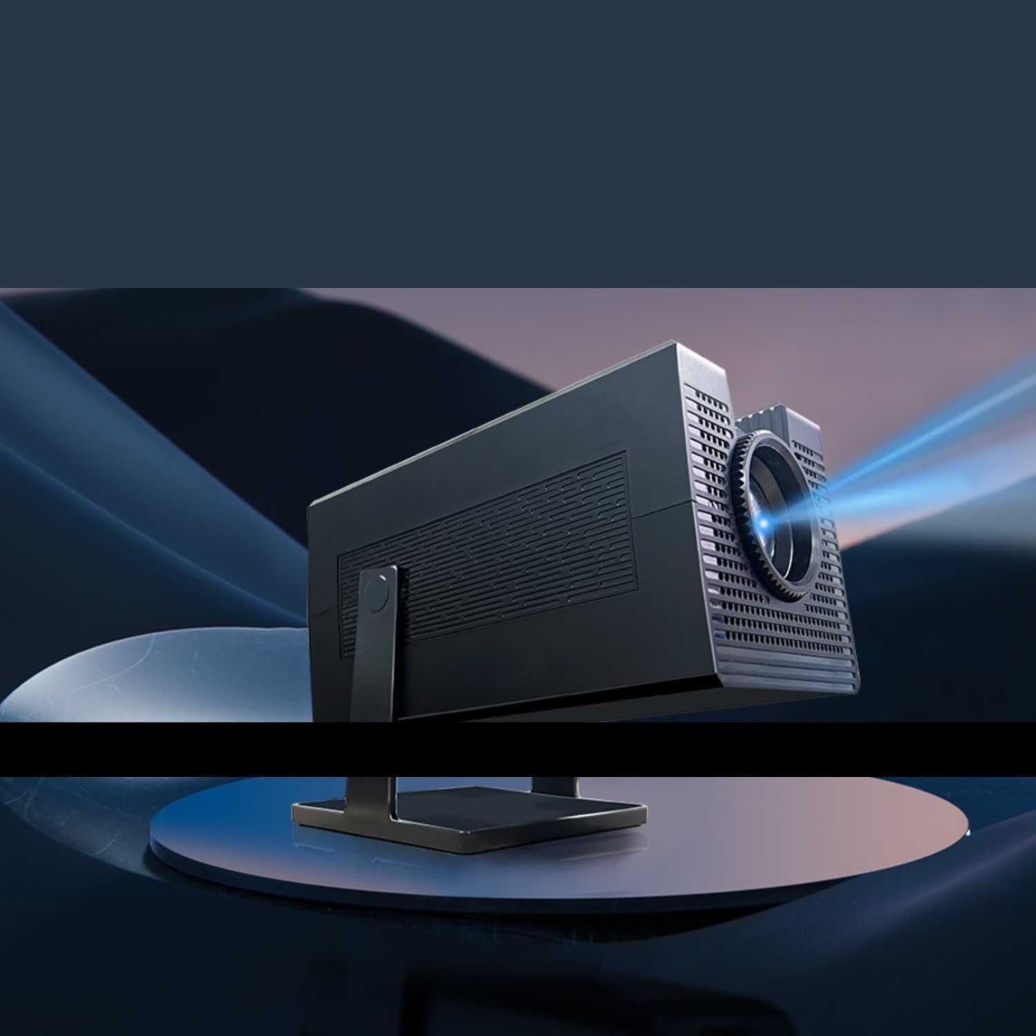 Videoproiector portabil, negru, 16:9, 1280 x 720 px, Wi-Fi ,1080p 4K