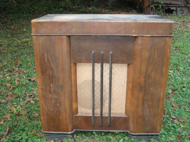 ALBA 475B, 1948 г. - ретро радиошкаф + грамофон с чейнджър.