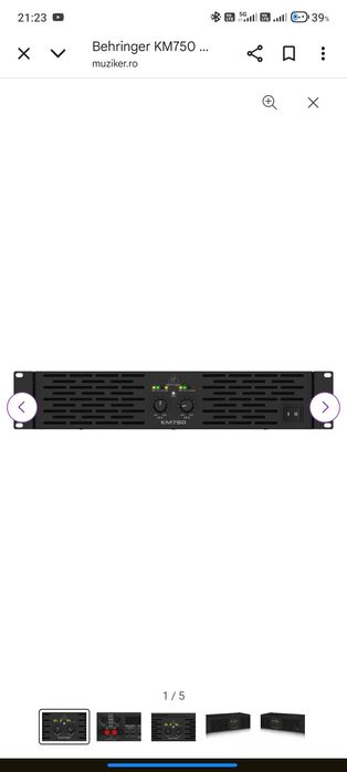 Vând amplificator audio Behringer