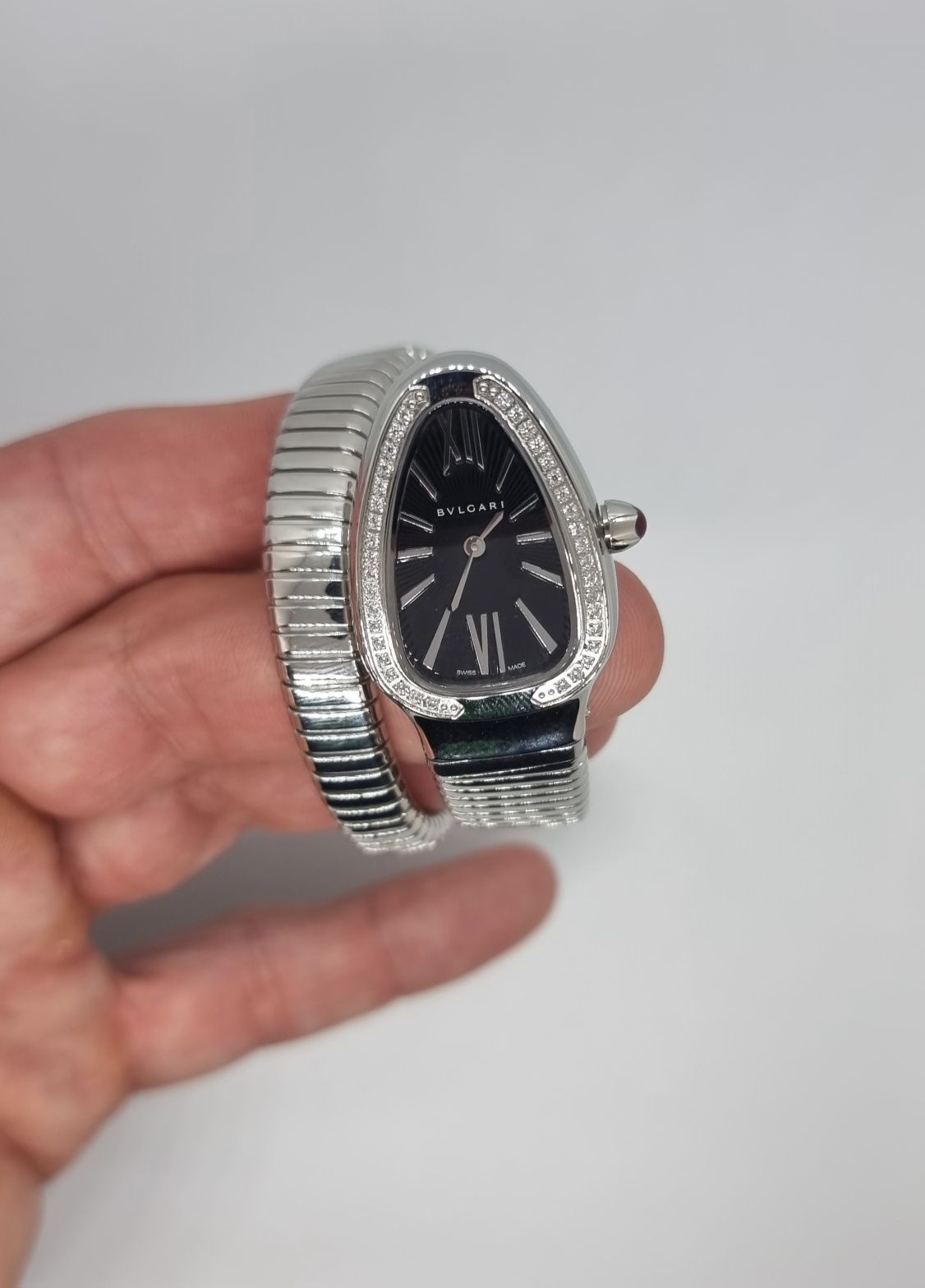 Дамски часовник Bulgari Serpenti Tubogas Watch silver