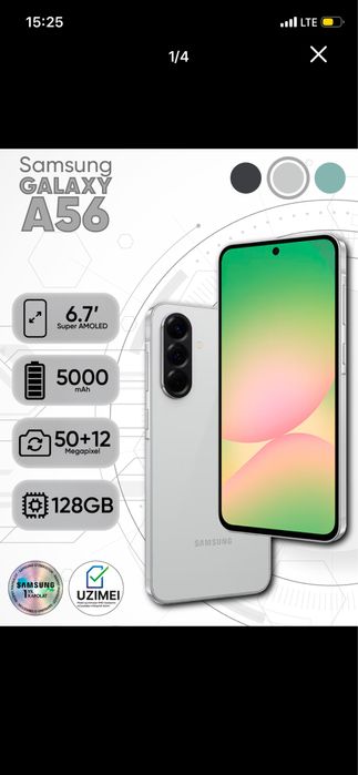 Samsung A56 8/128 pachka ochilmagan yangi