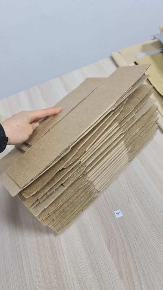 Коробки из бурого гофрокартона