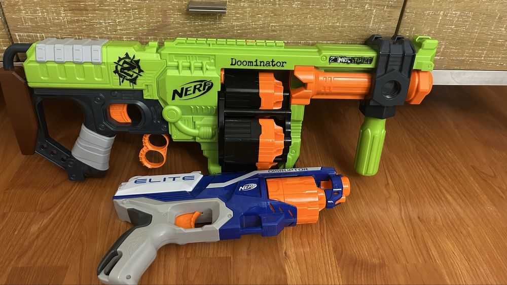 Nerf Doominator и Elite. Отличный подарок для мальчиков