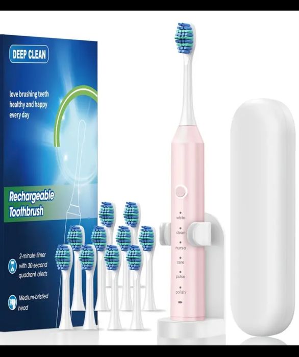 Умен електрически зъбочистач с 6 режима на работа.