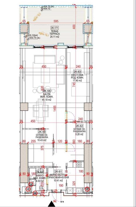 НОВОСТРОЙКА ЖК Nest one Вид на Хумо арена 2 комнат ОБЩАЯ ПЛОЩАДЬ 38квм