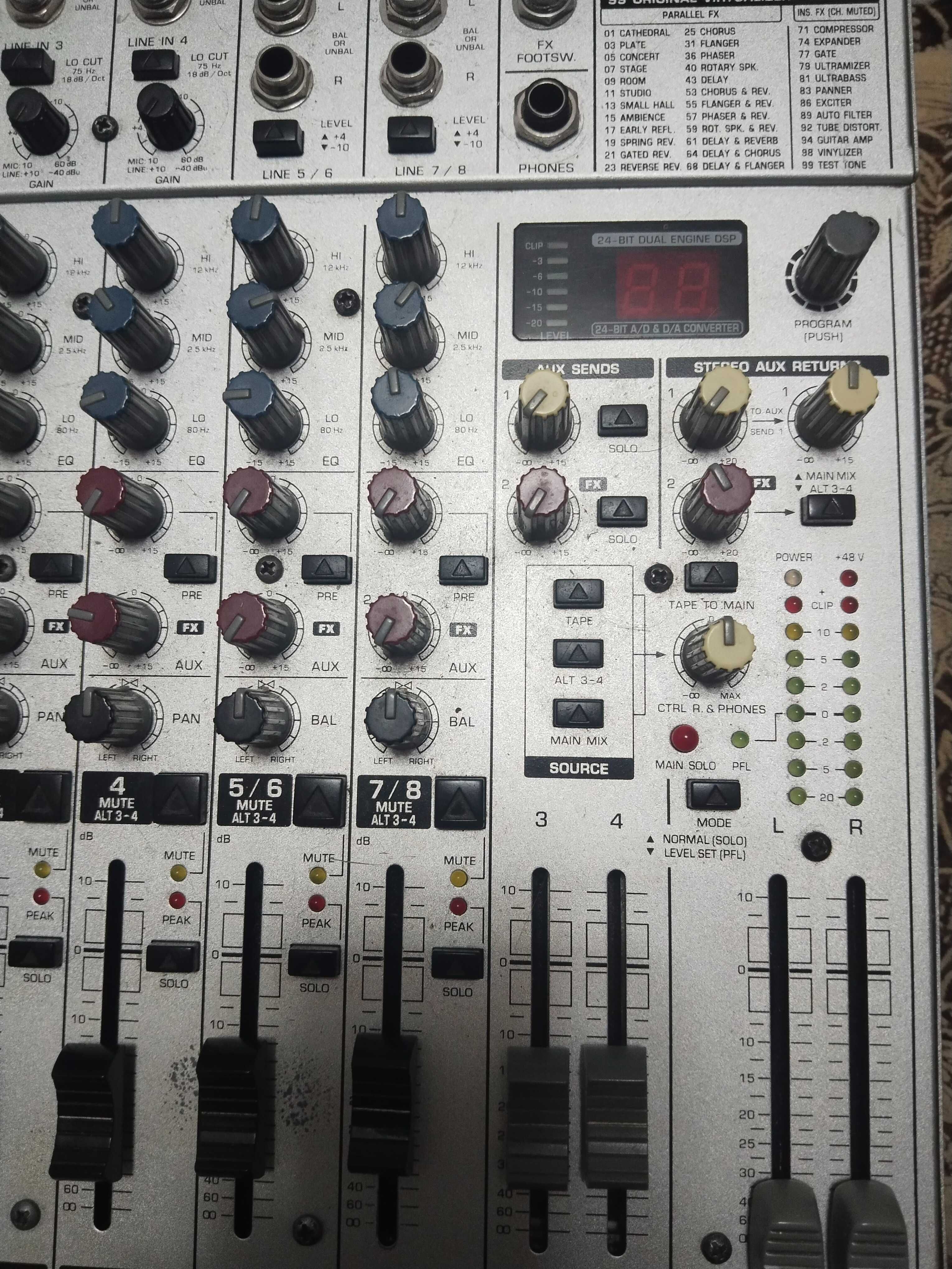 продам микшерский пульт Hehuk  Behringer 1204FX