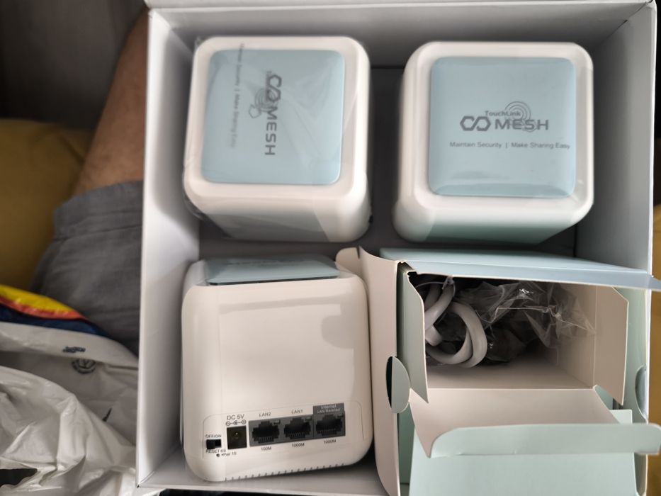 Sistem router Wi-Fi Mesh PNI GB1200 Gigabit 3 buc