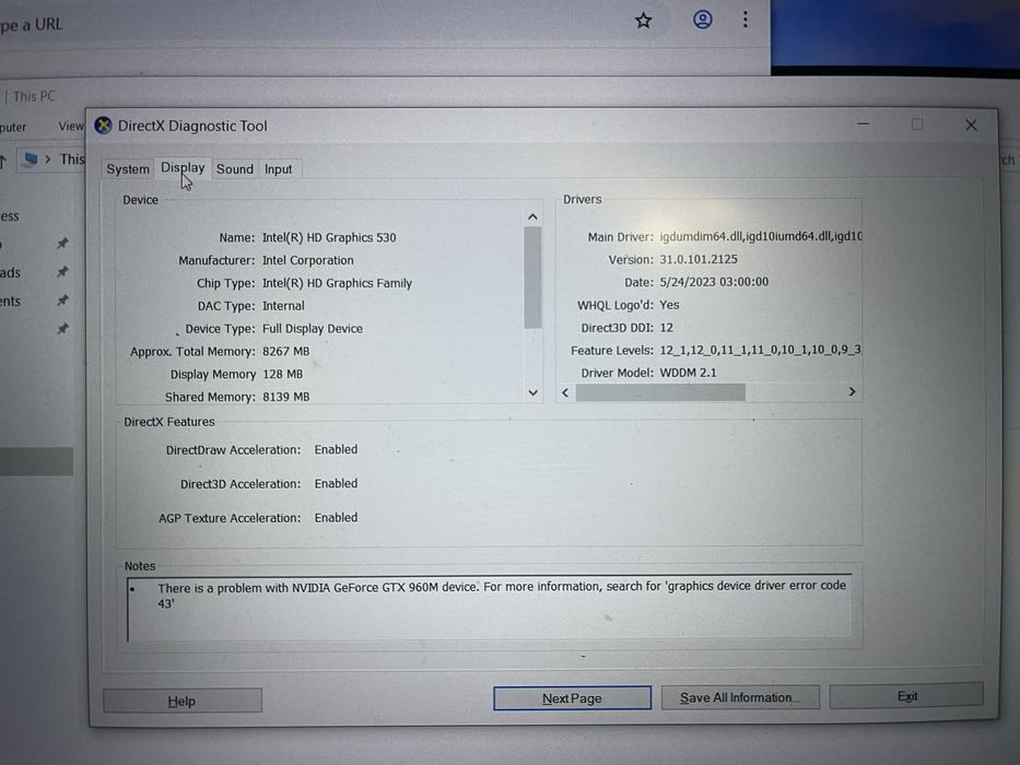 Laptop Gaming Asus Rog GL552V