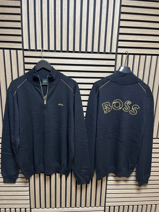 Hugo Boss : Zoldan 1/4 Zip Jumper - НОВИ 2 броя ХЛ размер / Оригинал