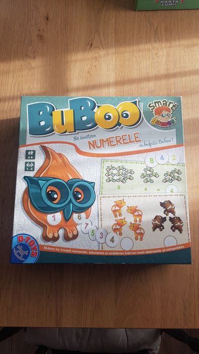 Joc educativ D-toys, sa invatam numerele cu Bufnita Buboo