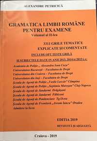 Carte Gramatica limbii romane pentru examene- politie