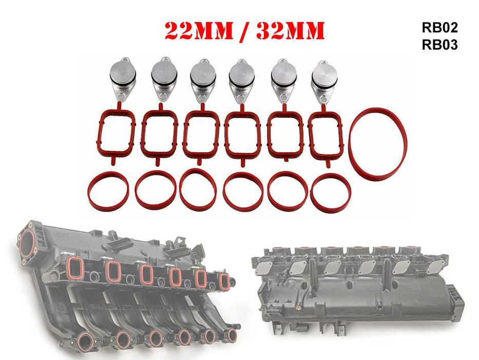 Kit Set Dopuri Anulare Clapete Admisie Toppinguri BMW 32 22 mm