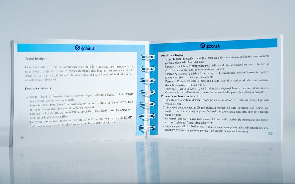 Culegere Clasa VII Romana – Flashcard Start in Scoala