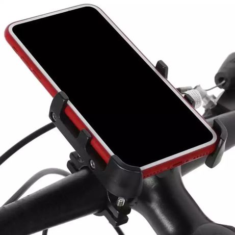 Suport de telefon metalic cu prindere la bicicleta, motocicleta,scuter