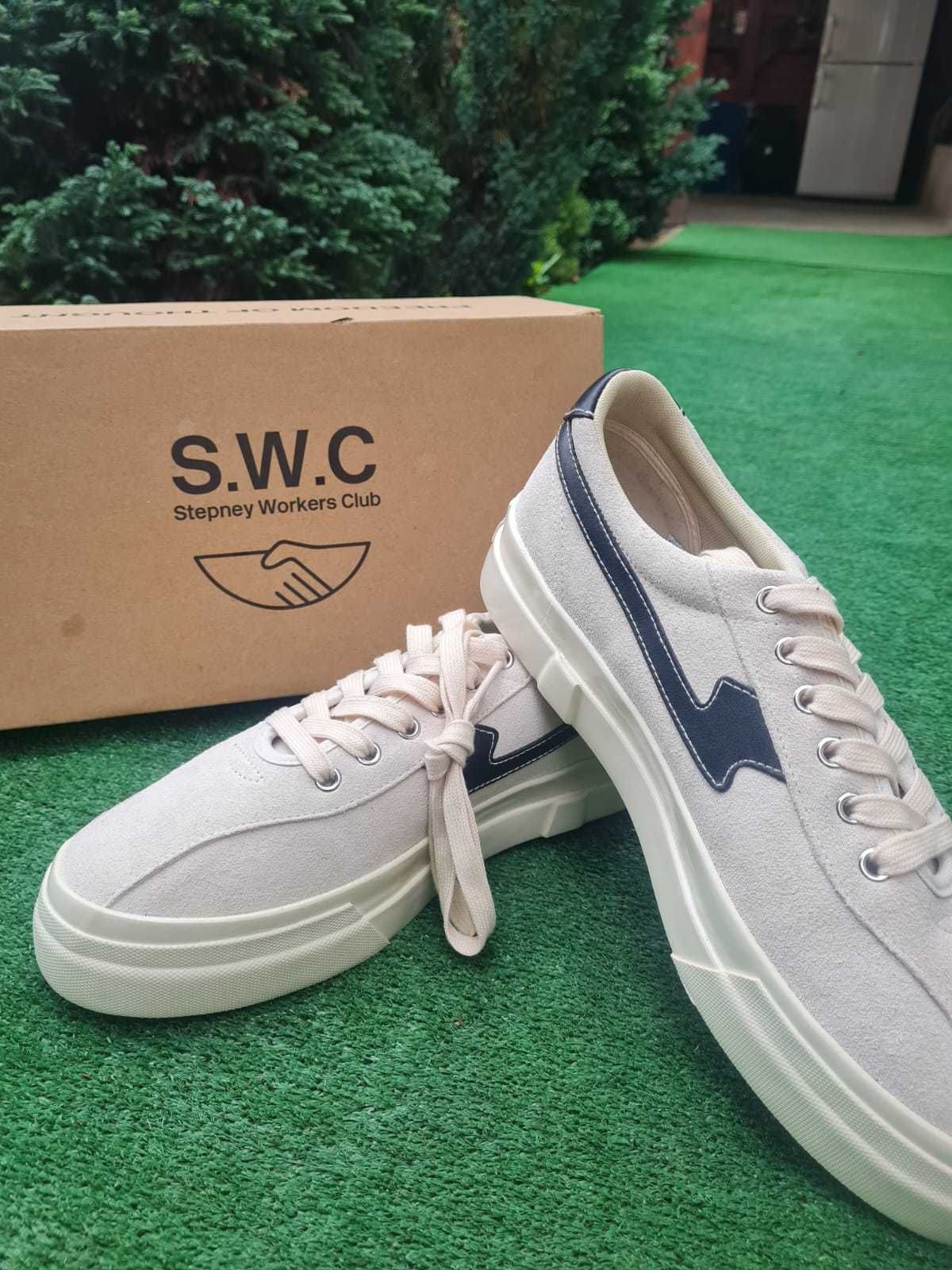Tenisi S.W.C. dellows s-strike suede ecru-navy
