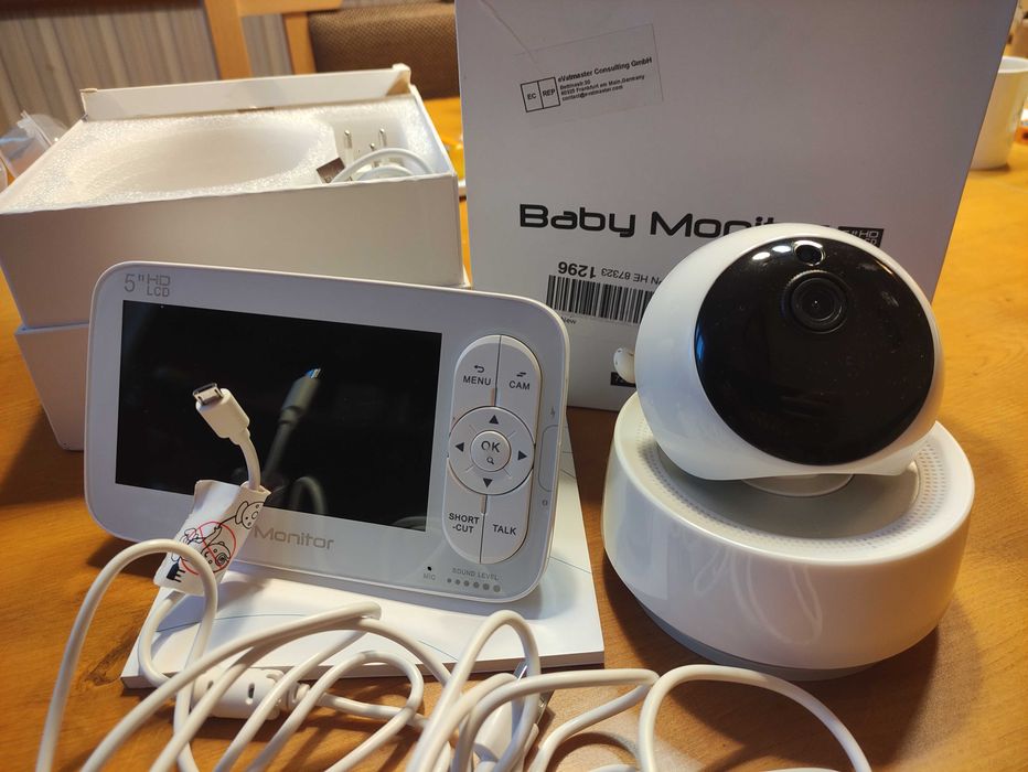 Бебефон с камера Baby Monitor 5 inch
