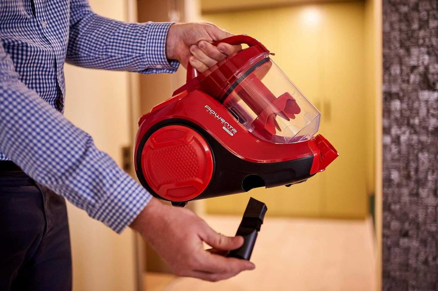 Прахосмукачка без торба Rowenta Swift Power Cyclonic (RO2933EA)Червена