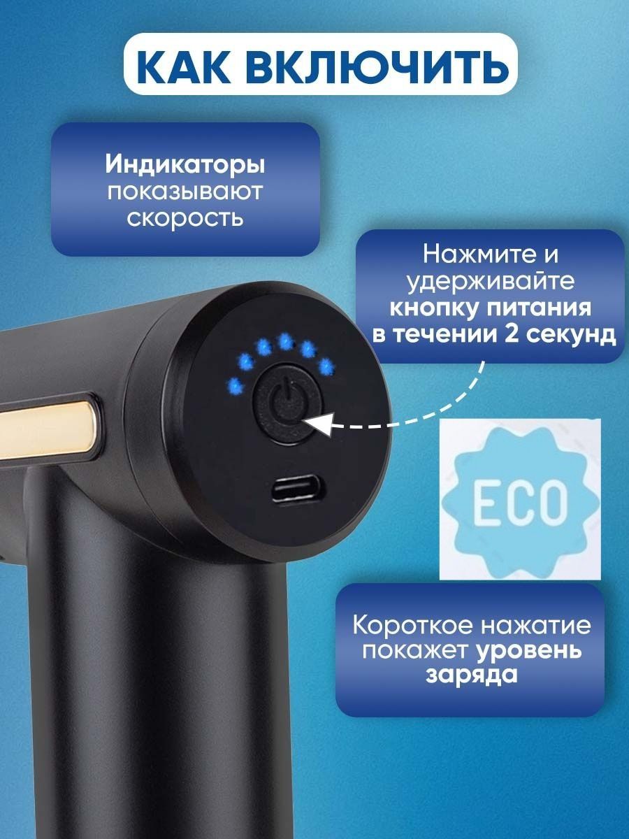 Массажёр для для всего тела Massage Gun