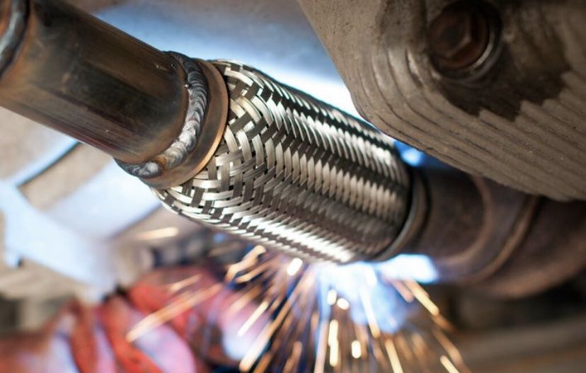 Ремонт глушителей. Замена гофры. Удаление катализаторов. Катализатор.