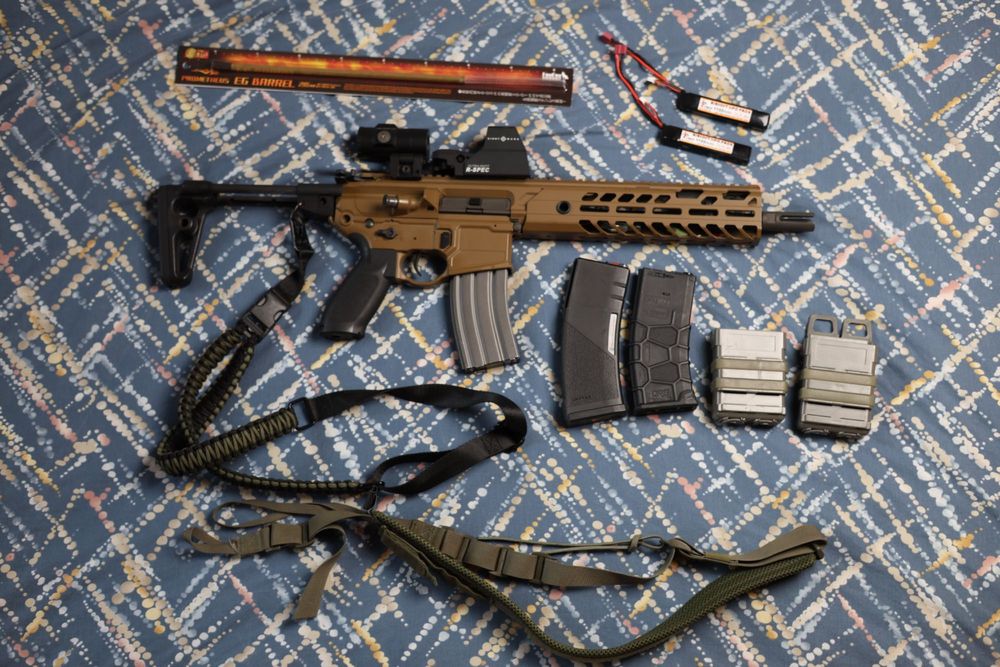 Пълен комплект еърсофт автомат Sig Sauer MCX Proforce