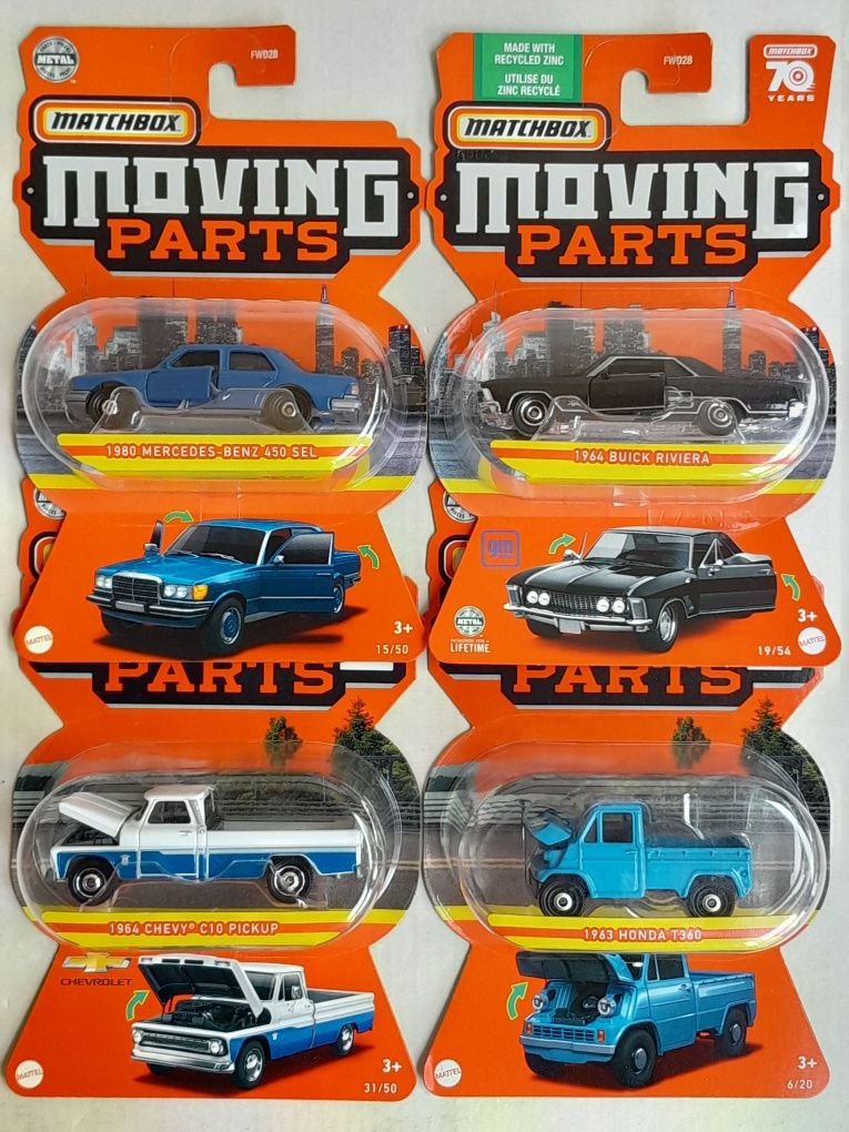 Мачбокс, Matchbox MOVING PARTS