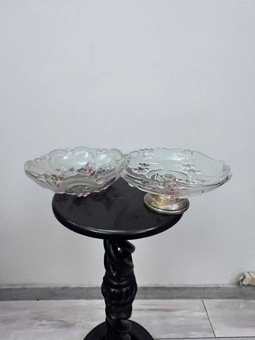 Set doua fructiere centre de masa cristal BOHEMIA bibelouri bibelou