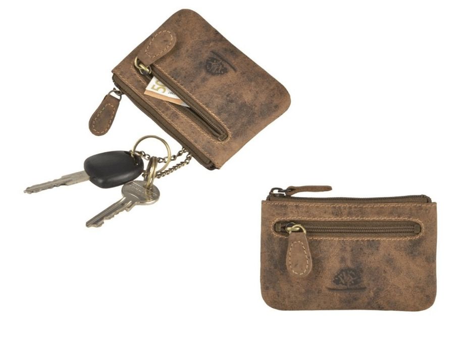 GreenBurry Etui pentru chei, portchei, portofel pentru chei din piele